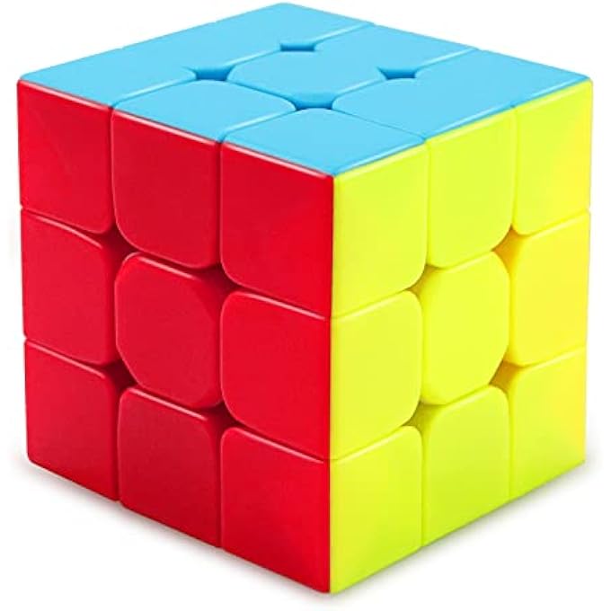 MAGIC CUBE, 3X3X3 SPEED MAGIC CUBE EASY TURNING 3D PUZZLE CUBE GAMES TOY STOCKING FILLERS FOR KIDS - Image 1